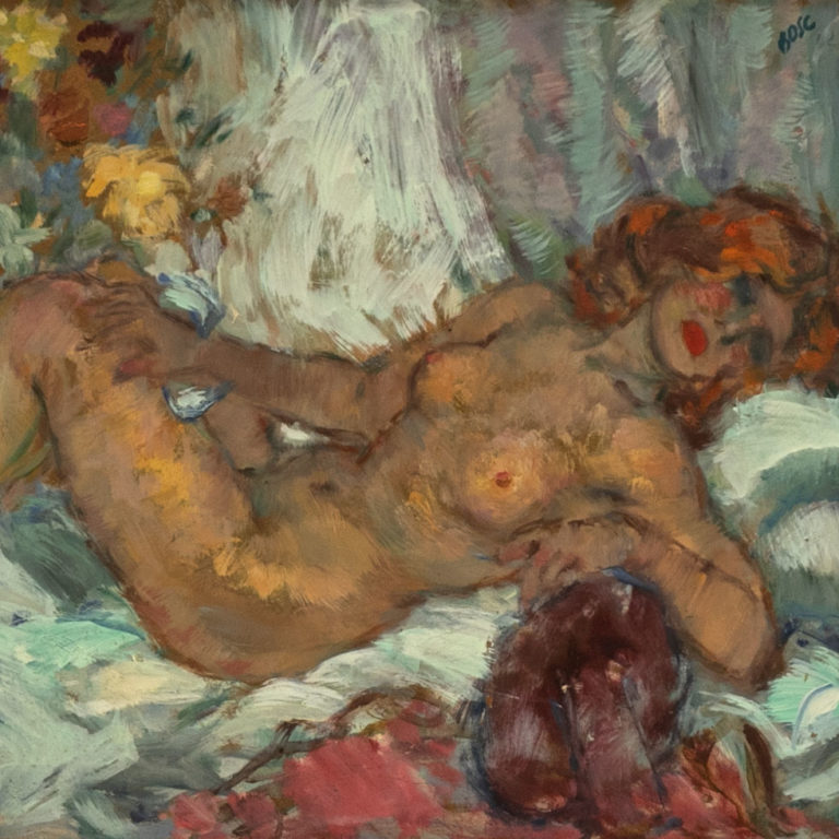 Original Oil Painting Of A Reclining Nude Grandview Mercantile