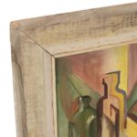 ROZZA ARCHER Original Vintage Cubist Still Life Painting - Signed - Image 3