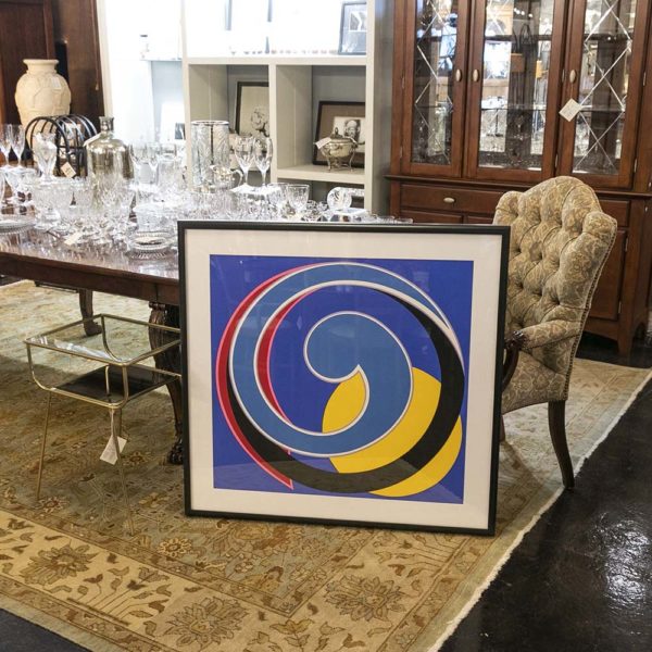 CLIFFORD SINGER “Etude in Resonance” Screenprint Circa 1991 - Image 4