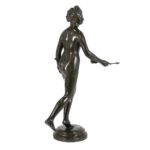Late 1800s Bronze Replica of Diana Chasseresse Sculpture by JEAN-ANTOINE HOUDON(1741-1828) - Image 5