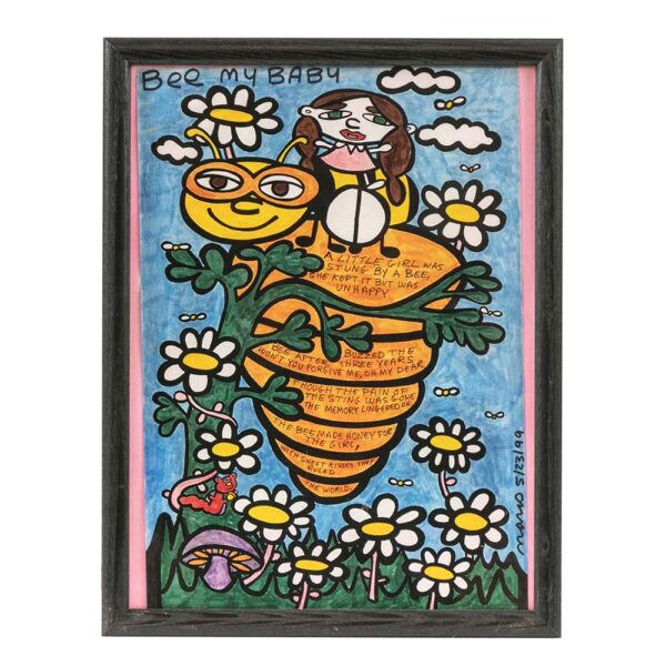 MARCO “Bee My Baby” Hand Colored Lithograph Signed Circa 1999 - Image 1