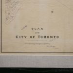 Map of Toronto, Canada Circa 1923 - Linen-Backed Archival Framing with Museum Glass - Image 3