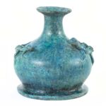 Unusual Bronze Lizard Vase