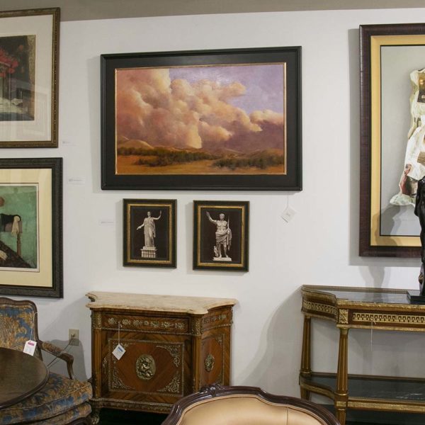 ADRIENNE HUSUM Original Oil on Red Board "Nube" - Image 6