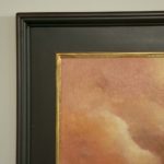 ADRIENNE HUSUM Original Oil on Red Board "Nube" - Image 2