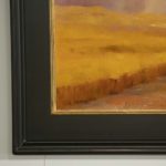 ADRIENNE HUSUM Original Oil on Red Board "En Route" - Image 4
