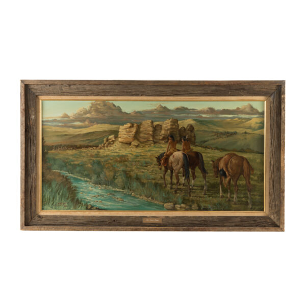 Original Oil on Canvas by RON STEWART "The Last Hunt" - Image 1