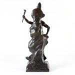 EMILE LOUIS PICAULT Large Bronze Sculpture Le Genie de L'Humanite - Image 7