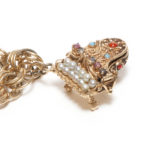 14KT Piano, Telephone, and Car Charm Bracelet - Image 4