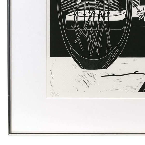 EMILY TRUEBLOOD Linocut - Signed - Image 3