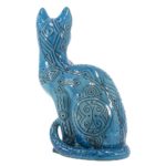 Large Mid Century Pottery Cat - Image 4