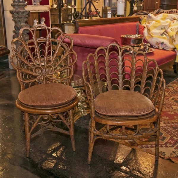Pair of Antique HEYWOOD BROTHERS & COMPANY Chairs - Image 11