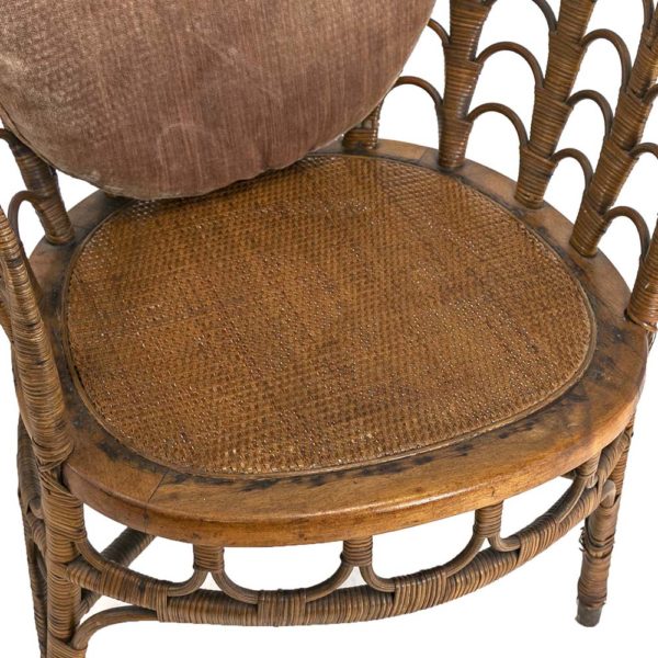 Pair of Antique HEYWOOD BROTHERS & COMPANY Chairs - Image 9