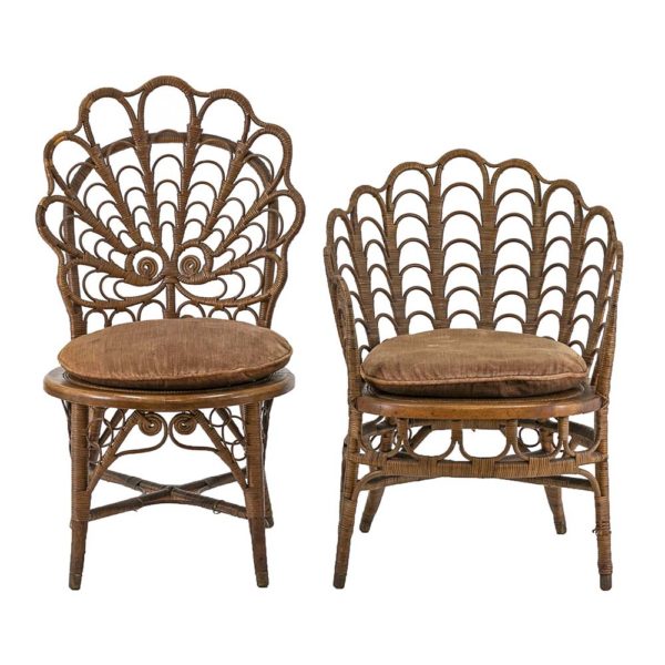 Pair of Antique HEYWOOD BROTHERS & COMPANY Chairs - Image 1