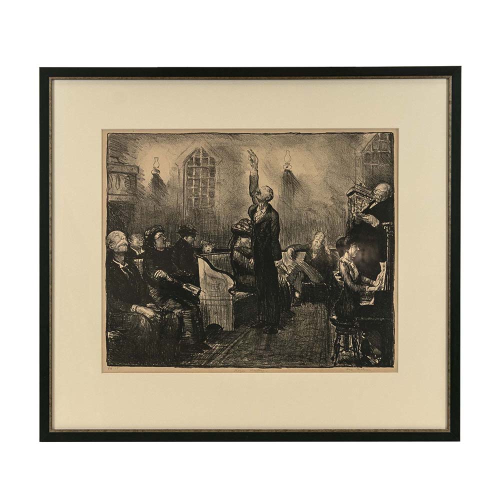 George Bellows 1st Stone Lithograph sold for $2,200