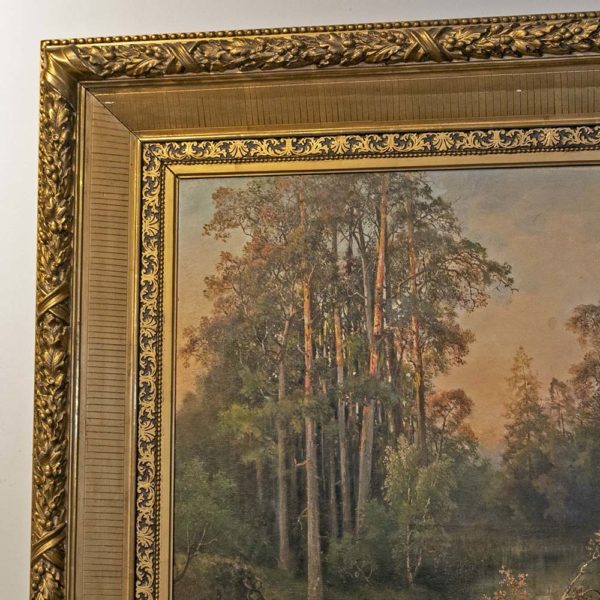 JOSEFINA HOLMLUND(1827-1905)Original Oil Painting Circa 1900 - Signed - Image 4