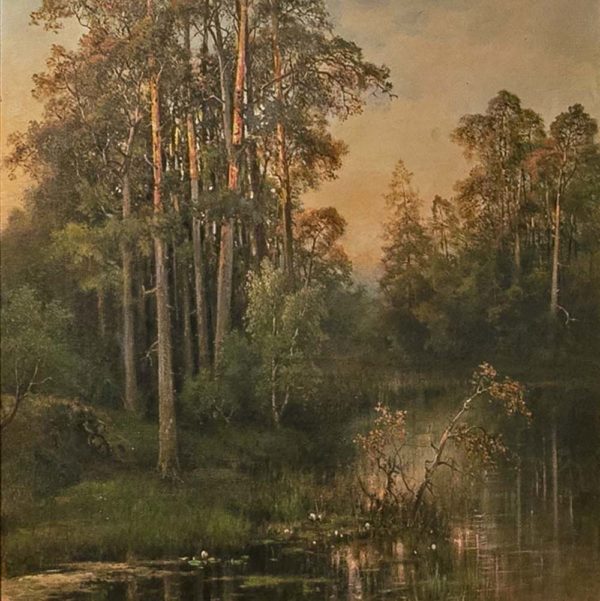 JOSEFINA HOLMLUND(1827-1905)Original Oil Painting Circa 1900 - Signed - Image 2