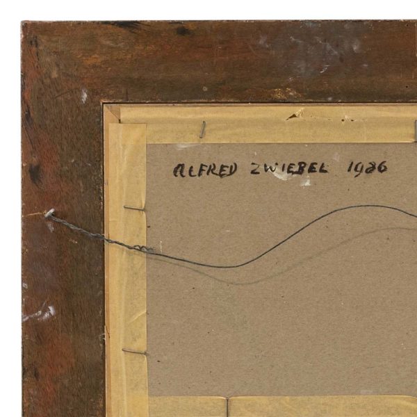 ALFRED ZWIEBEL(1914-2005) Original Oil Painting - Signed - Image 6
