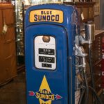 Vintage Refurbished Blue SUNOCO Gas Pump Grandview Mercantile Vintage Refurbished Blue SUNOCO Gas Pump Grandview Mercantile