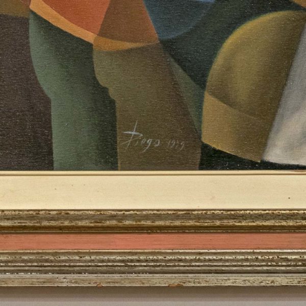 ANTONIO DIEGO VOCI(1920–1985) Original Oil on Canvas - Signed - Image 4