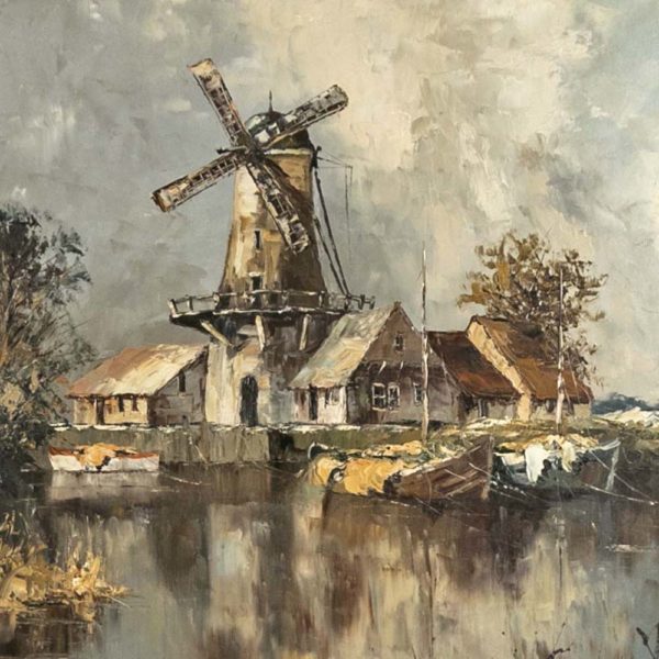 ERICH PAULSEN Original Oil on Canvas Painting - Signed - Image 2