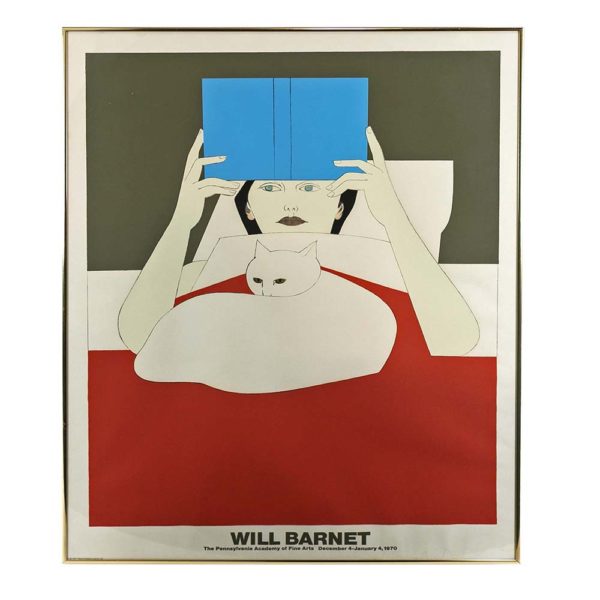 WILL BARNET(1911-2012) The Pennsylvania Academy of Fine Arts Exhibition Poster - Image 1