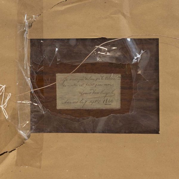 Antique JEAN-LOUIS VAN KUYCK(1821-1871) Original Oil Painting - Signed - Image 5
