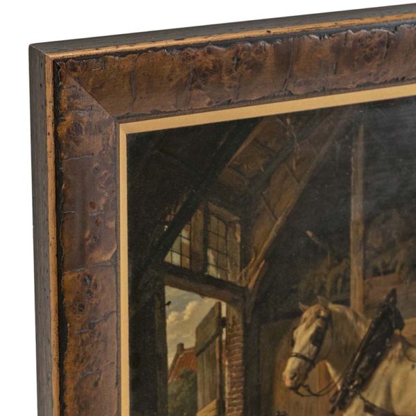Antique JEAN-LOUIS VAN KUYCK(1821-1871) Original Oil Painting - Signed - Image 4