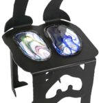 Sculptural Glass and Metal Chair by DREW SMITH(1948-2008) - Image 4