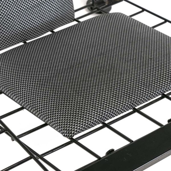 Retro QUEBEC 69 Black Metal Grid Chair - Image 5