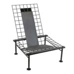 Retro QUEBEC 69 Black Metal Grid Chair
