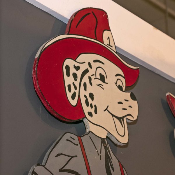 Pair of “Sparky” Cutout Character Signs from Fire Museum - Image 2