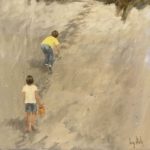 Original Oil Painting of Children - Signed - Image 4