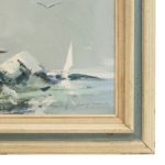 Original Oil Painting of Lighthouse - Signed - Image 5
