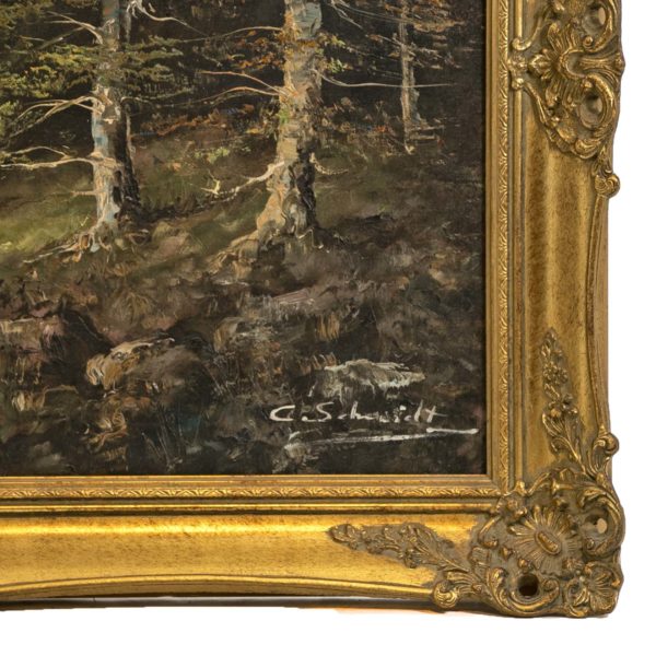Original Mountain Landscape Painting - Signed - Image 4