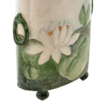 Antique Hand Painted WILLIAM GUERIN ET CIE Water Lily Cachepot Vase - Image 3
