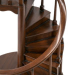 MAITLAND SMITH Mahogany Spiral Staircase - Image 3