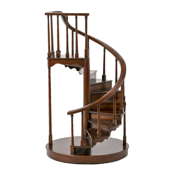 MAITLAND SMITH Mahogany Spiral Staircase - Image 1