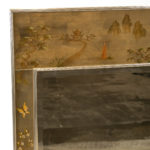 Vintage LABARGE Reverse Hand Painted Chinoiserie Mirror - Image 8