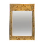 Vintage LABARGE Reverse Hand Painted Chinoiserie Mirror