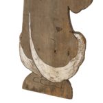 ROBERT MARTIN(1918-1998) Primitive Handcrafted Barn Wood Cut-Out Santa - Image 3