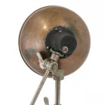 Vintage Adjustable Medical Lamp with Copper Shade on Casters - Image 5