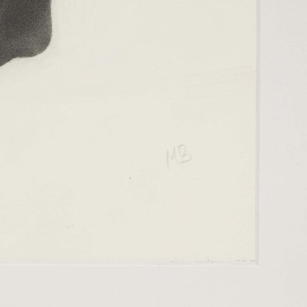 MIRIAM BARANOV Skull Study Original Graphite on Paper Circa 2020 - Image 3