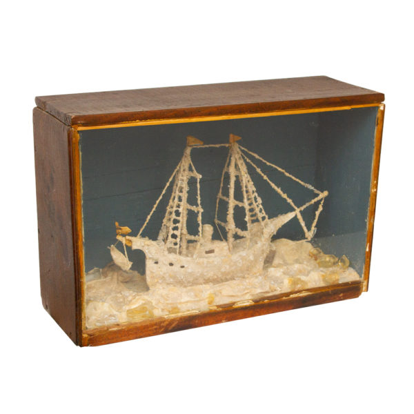 Early 20th Century Diorama of Ship - Image 1