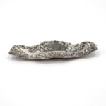 Dutch Sterling Silver Tray with Embossed Flowers - Image 4