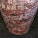 Large Terracotta Floor Vase with Kokopelli - Image 4
