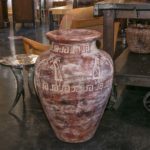 Large Terracotta Floor Vase with Kokopelli - Image 5
