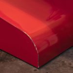 Vintage Red Lacquered Console Table in the Style of Pierre Cardin - Image 6