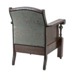 Antique Chair with Bell Turned Spindle Detail and Hunt Scene Upholstery - Image 8
