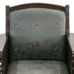 Antique Chair with Bell Turned Spindle Detail and Hunt Scene Upholstery - Image 5